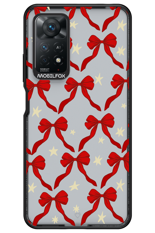 Bow & Stars (Transparent) - Xiaomi Redmi Note 11Pro 4G/5G