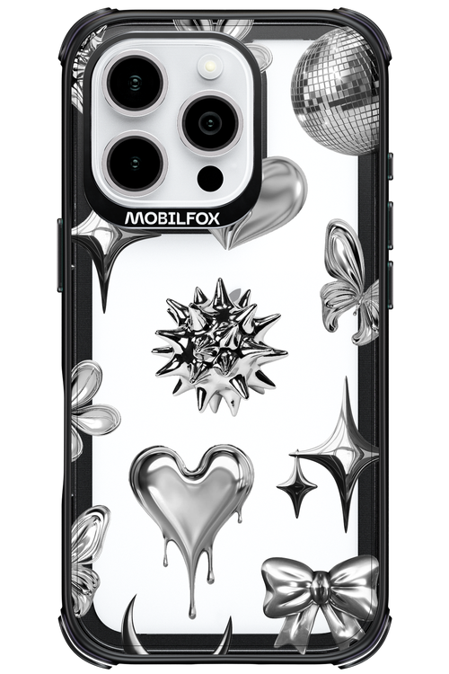 Silver Zone Transparent - Apple iPhone 16 Pro