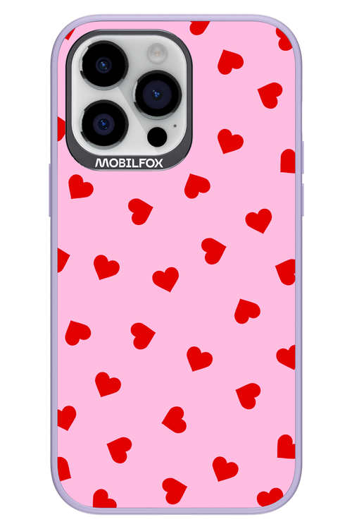 Sprinkle Heart Pink - Apple iPhone 14 Pro Max