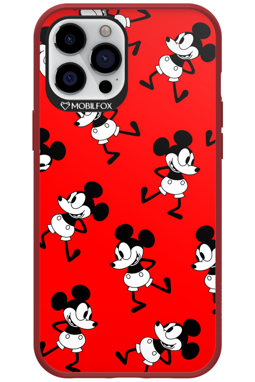 Iconic Mouse (red pattern) - Apple iPhone 12 Pro Max