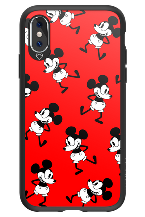 Iconic Mouse (red pattern) - Apple iPhone XS