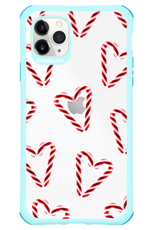 Candy Cane Hearts - Apple iPhone 11 Pro Max
