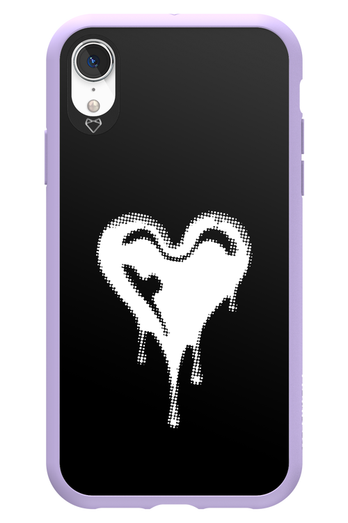 Heart Black - Apple iPhone XR