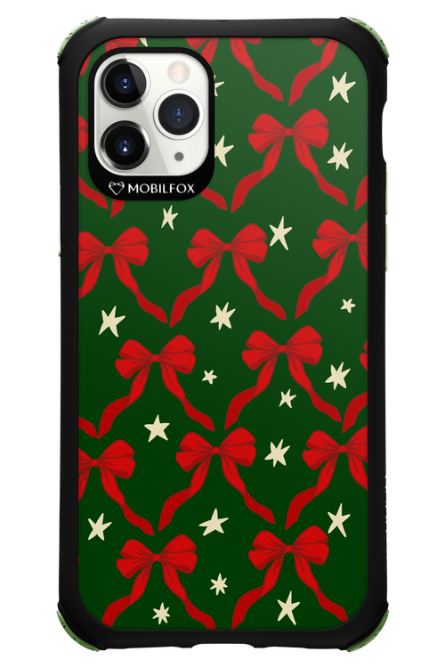 Bow & Stars (Green) - Apple iPhone 11 Pro