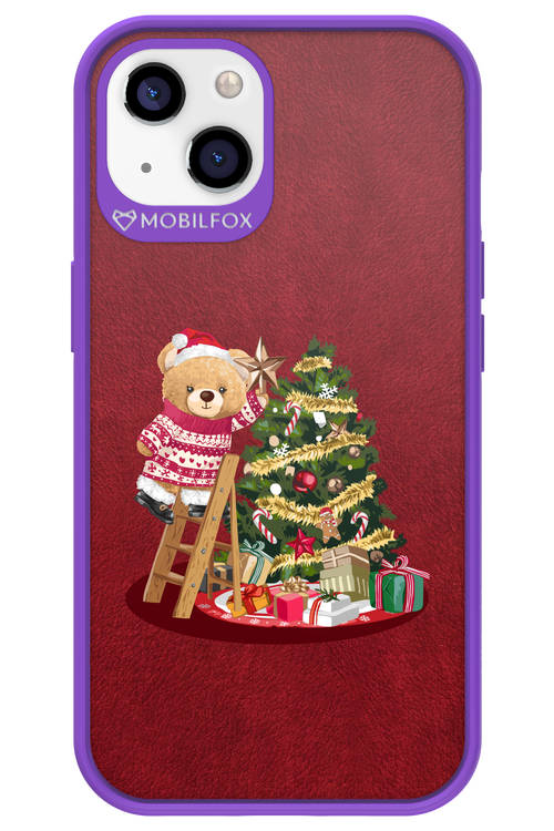 Christmas Bear (Burgundy) - Apple iPhone 13