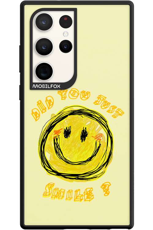 Crayon Smiley - Samsung Galaxy S23 Ultra