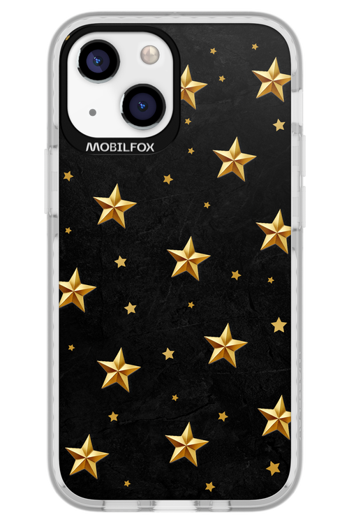 Golden Stars - Apple iPhone 13 Mini