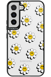 Smiley Flowers Transparent - Samsung Galaxy S22