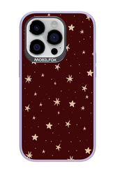 Burgundy Stars - Apple iPhone 14 Pro
