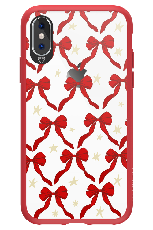 Bow & Stars (Transparent) - Apple iPhone X