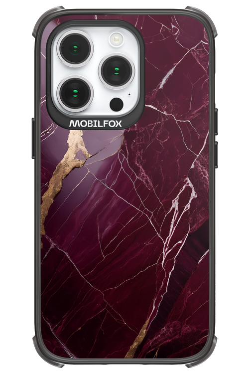 Burgundy Marble - Apple iPhone 14 Pro