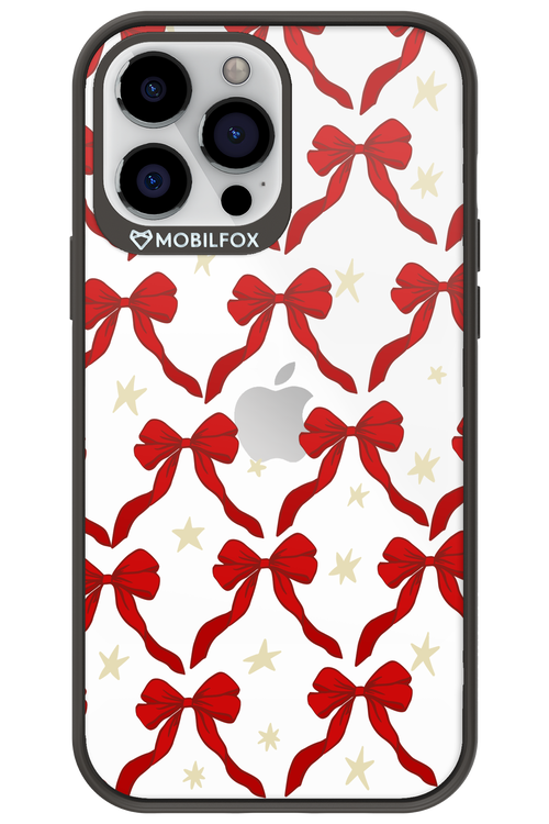 Bow & Stars (Transparent) - Apple iPhone 13 Pro Max