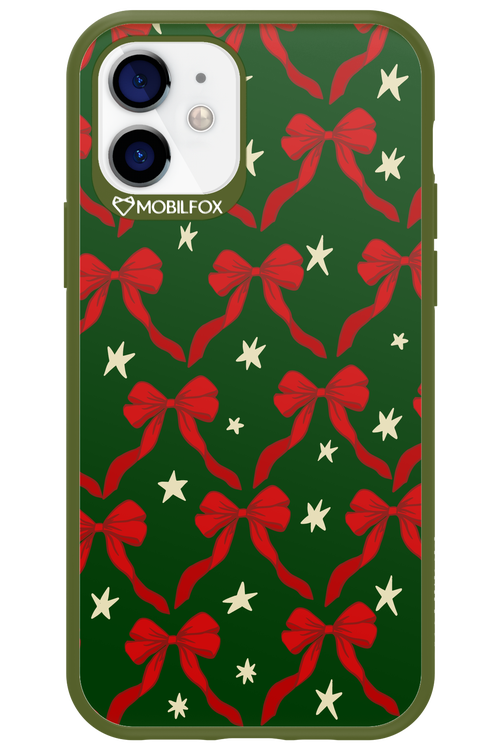 Bow & Stars (Green) - Apple iPhone 12