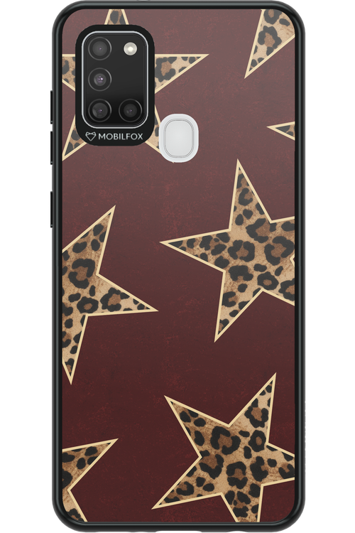 Wild Stars Burgundy - Samsung Galaxy A21 S