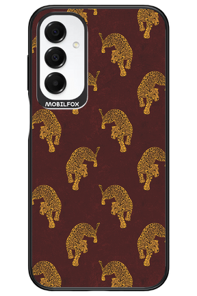 Burgundy Leopard Pattern - Samsung A16