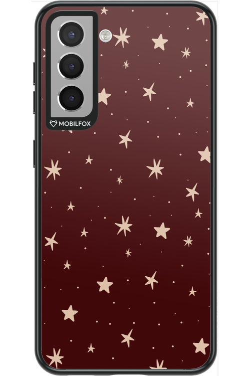 Burgundy Stars - Samsung Galaxy S21