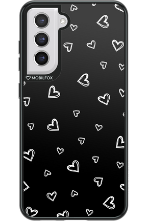 Monochrome Hearts 2.0 - Samsung Galaxy S21 FE