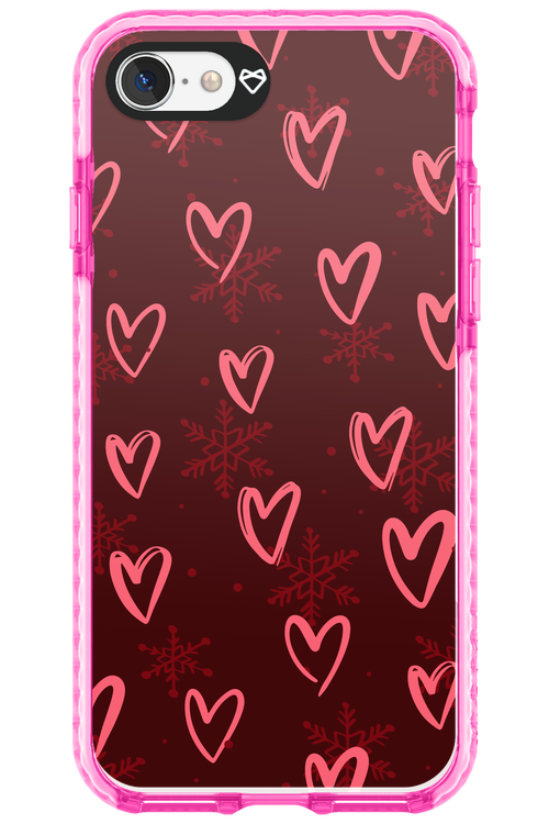 Christmas Hearts - Apple iPhone SE 2020