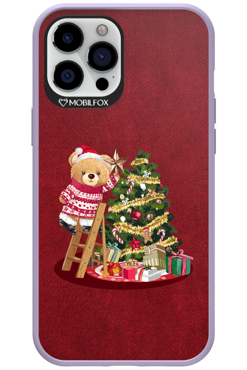 Christmas Bear (Burgundy) - Apple iPhone 12 Pro Max