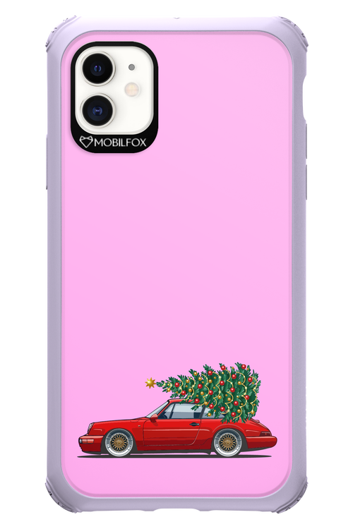 XMAS Car Pink - Apple iPhone 11