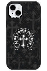 Dark Souls Society (Leather) - Apple iPhone 15 Plus