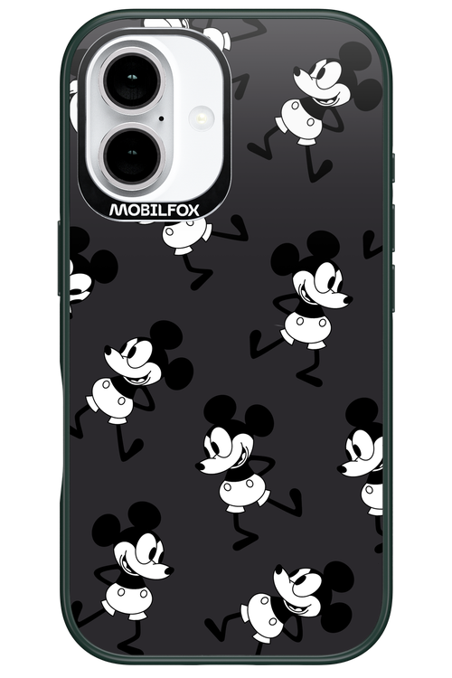 Iconic Mouse (antracite pattern) - Apple iPhone 16