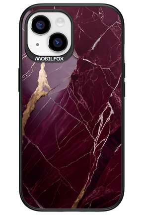 Burgundy Marble 2.0 - Apple iPhone 15