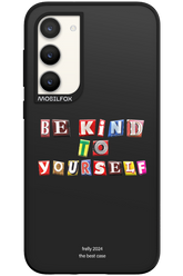 Be Kind To Yourself Black - Samsung Galaxy S23 Plus