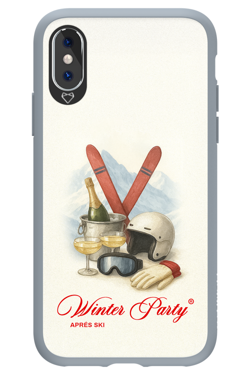 Winter Ski Party - Apple iPhone XS