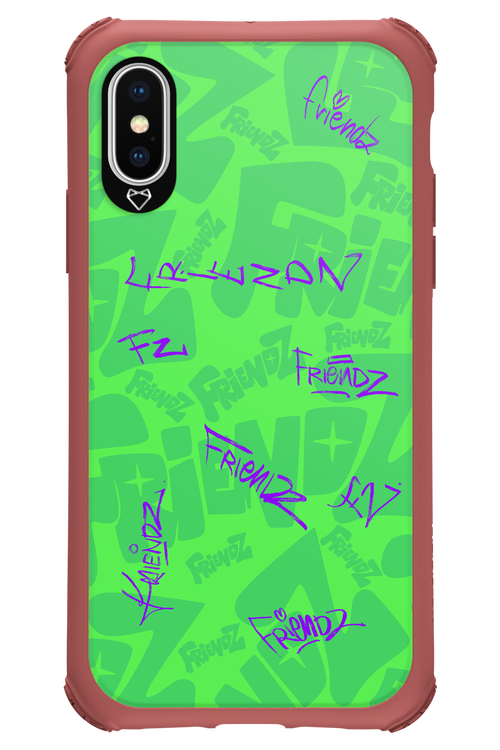 FRIENDZ Green - Apple iPhone XS