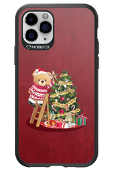 Christmas Bear (Burgundy) - Apple iPhone 11 Pro