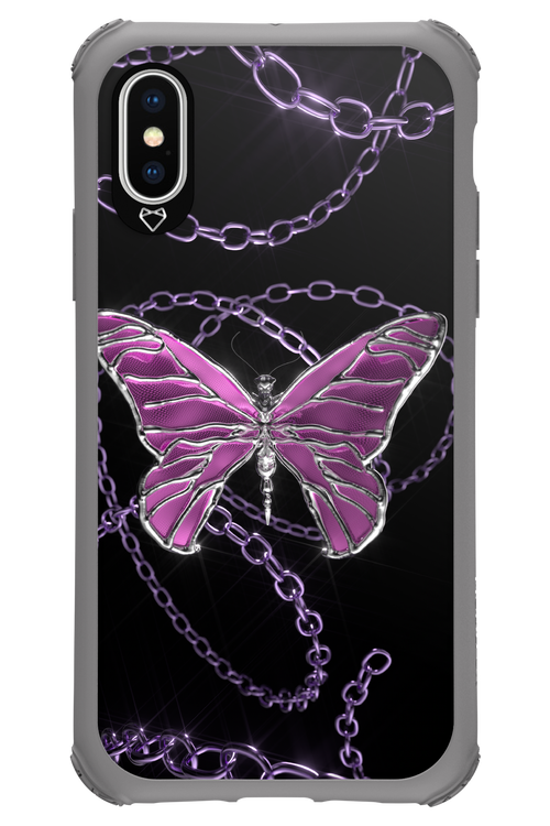 Butterfly Necklace - Apple iPhone X