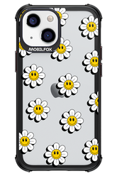 Smiley Flowers Transparent - Apple iPhone 13 Mini