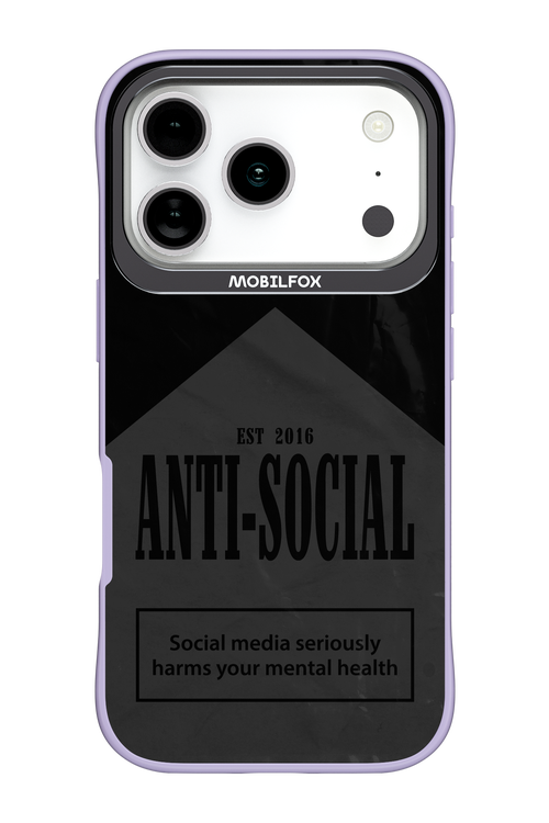 ANTI-SOCIAL (BLVCK) 2.0 - Apple iPhone 17 Pro