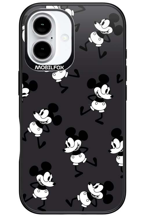 Iconic Mouse (antracite pattern) - Apple iPhone 16