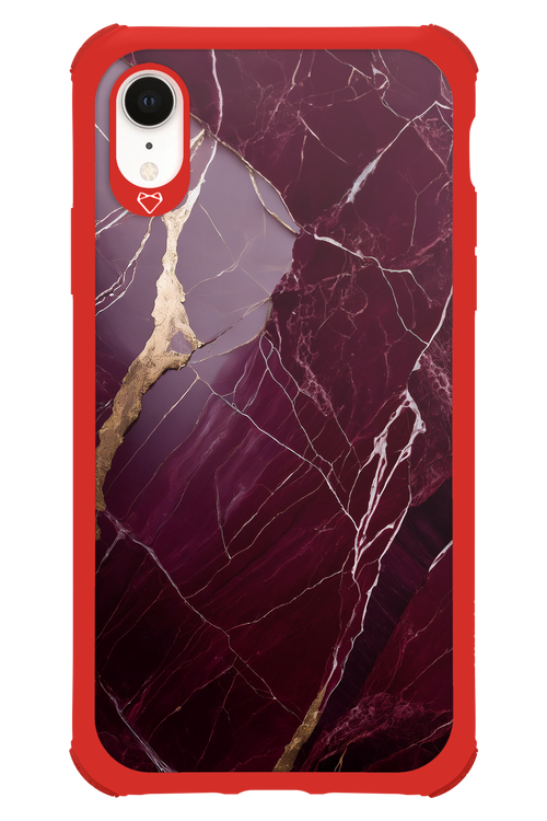 Burgundy Marble 2.0 - Apple iPhone XR