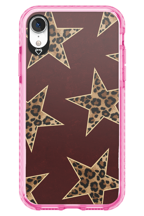Wild Stars Burgundy - Apple iPhone XR