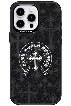 Dark Souls Society (Leather) - Apple iPhone 16 Pro Max