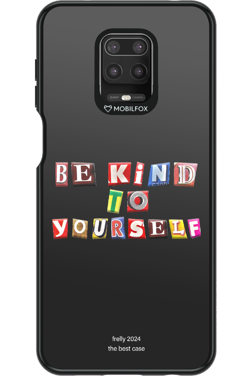 Be Kind To Yourself Black - Xiaomi Redmi Note 9 Pro