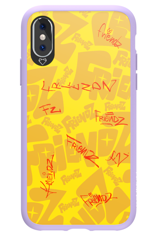 FRIENDZ Yellow - Apple iPhone X