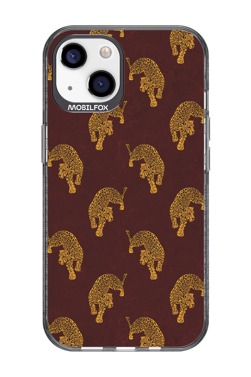 Burgundy Leopard Pattern - Apple iPhone 13