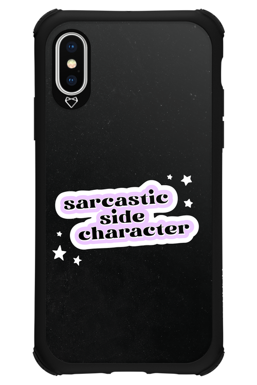 Sarcastic Black - Apple iPhone X