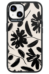 Monochrome Flowerss - Apple iPhone 14
