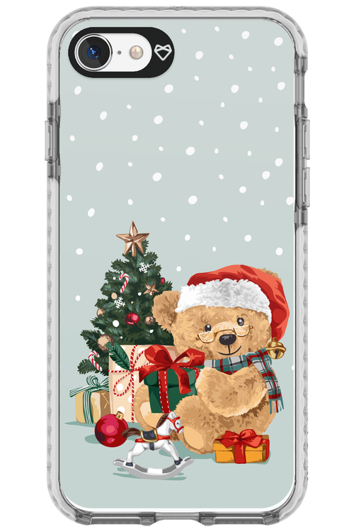 Merry Christmas Bear - Apple iPhone 8