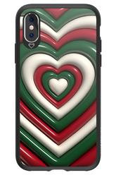 XMAS Hearts - Apple iPhone XS