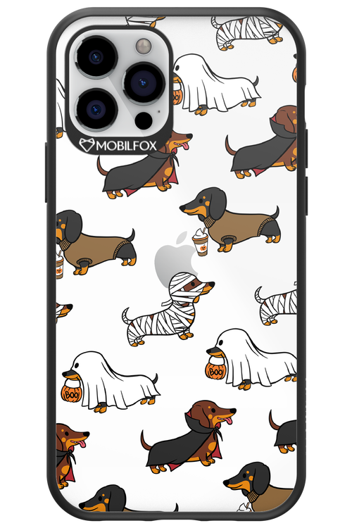 Scary Dachshund (Transparent) - Apple iPhone 12 Pro