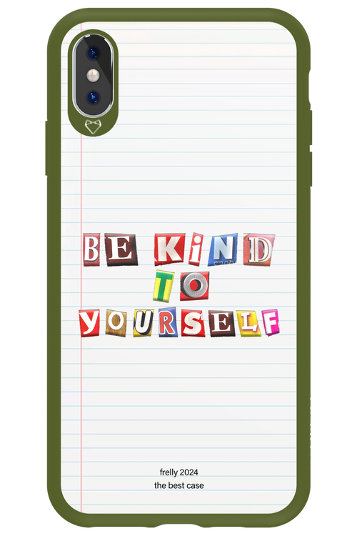 Be Kind To Yourself Notebook - Apple iPhone XS Max