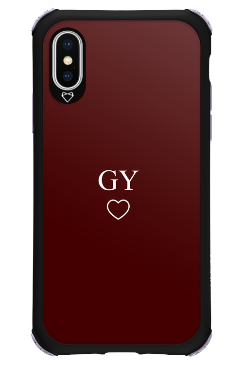 GY Burgundia 2.0 - Apple iPhone XS