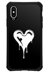 Heart Black - Apple iPhone X