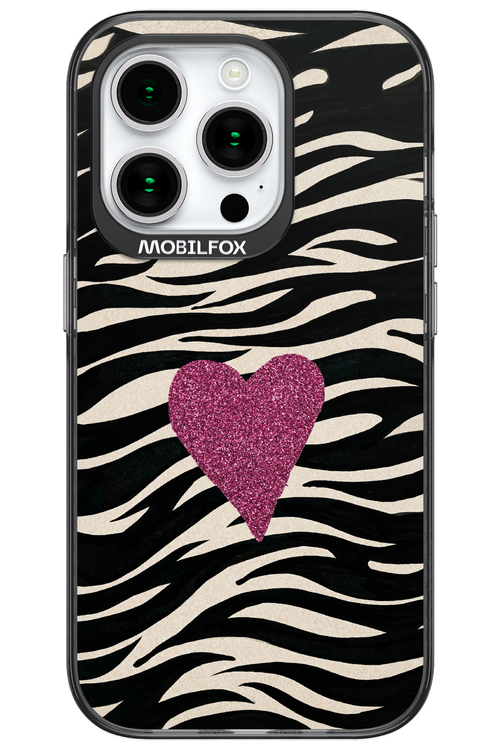 Zebra Heart 2.0 - Apple iPhone 15 Pro